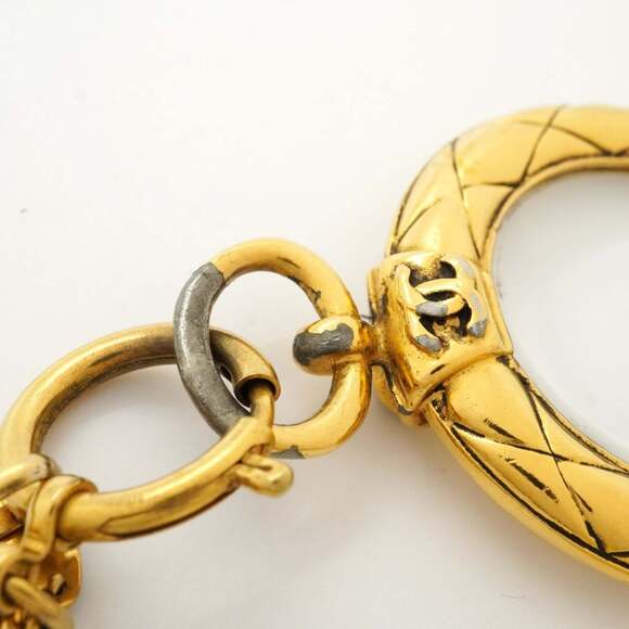 CHANEL Gold Logo Necklace - Picture 8 of 8